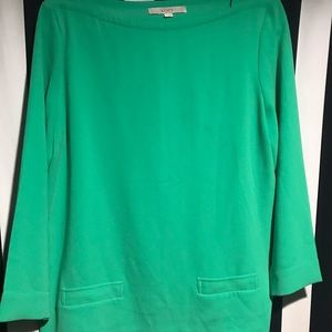 060 Bright Green Loft Blouse